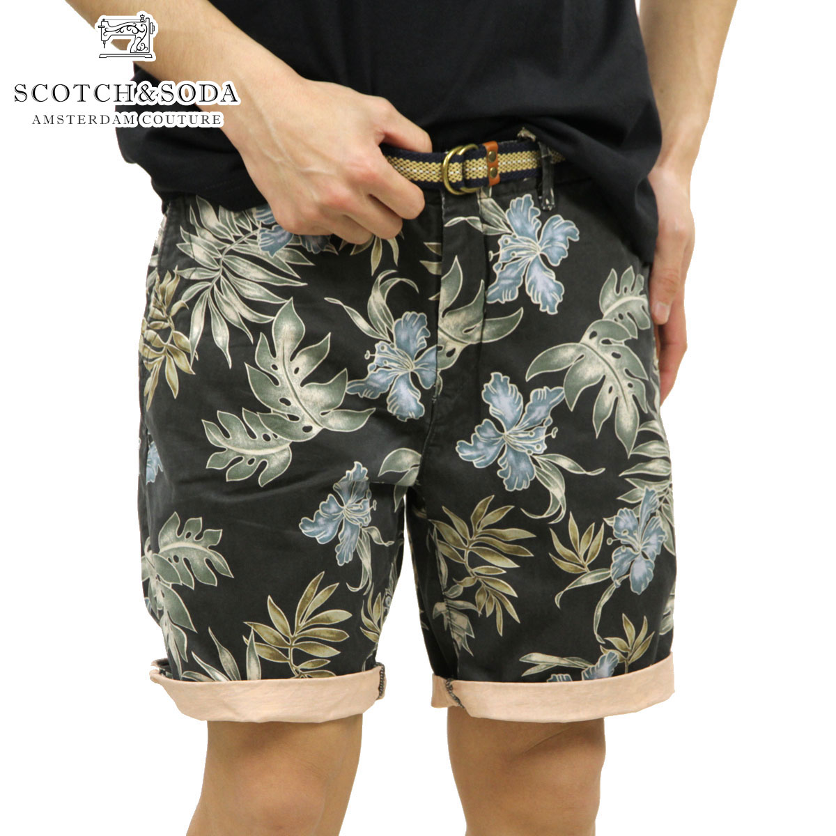 【ポイント10倍 4/4 20:00～4/10 1:59】 スコッチアンドソーダ ショートパンツ メンズ 正規販売店 SCOTCH＆SODA ボトムス G/d twill chino short relaxed