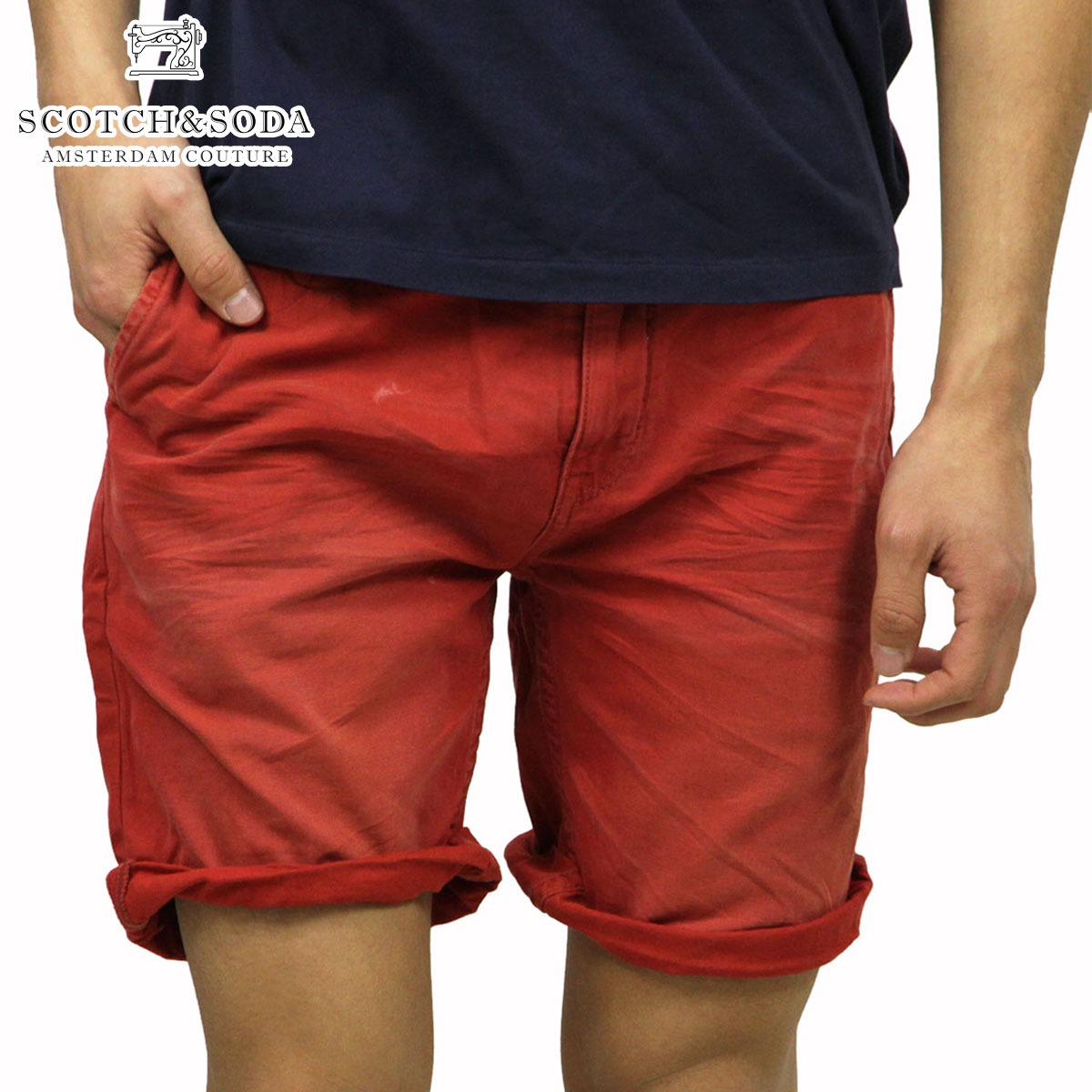 【ポイント10倍 4/14 20:00～4/17 9:59】 スコッチアンドソーダ ショートパンツ メンズ 正規販売店 SCOTCH＆SODA ボトムス Freeman Chino short - Canvas G