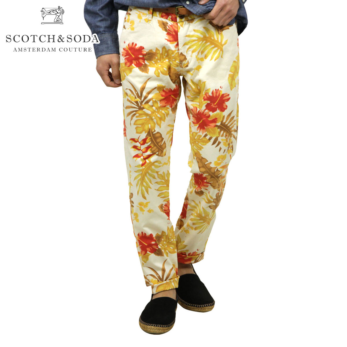 【ポイント10倍 7/19 20:00～7/26 1:59】 スコッチアンドソーダ チノパン メンズ 正規販売店 SCOTCH＆SODA ボトムス Basic co/el slim fit chino 80001 A D15S25｜ブランド品セレクトショップ MIXON