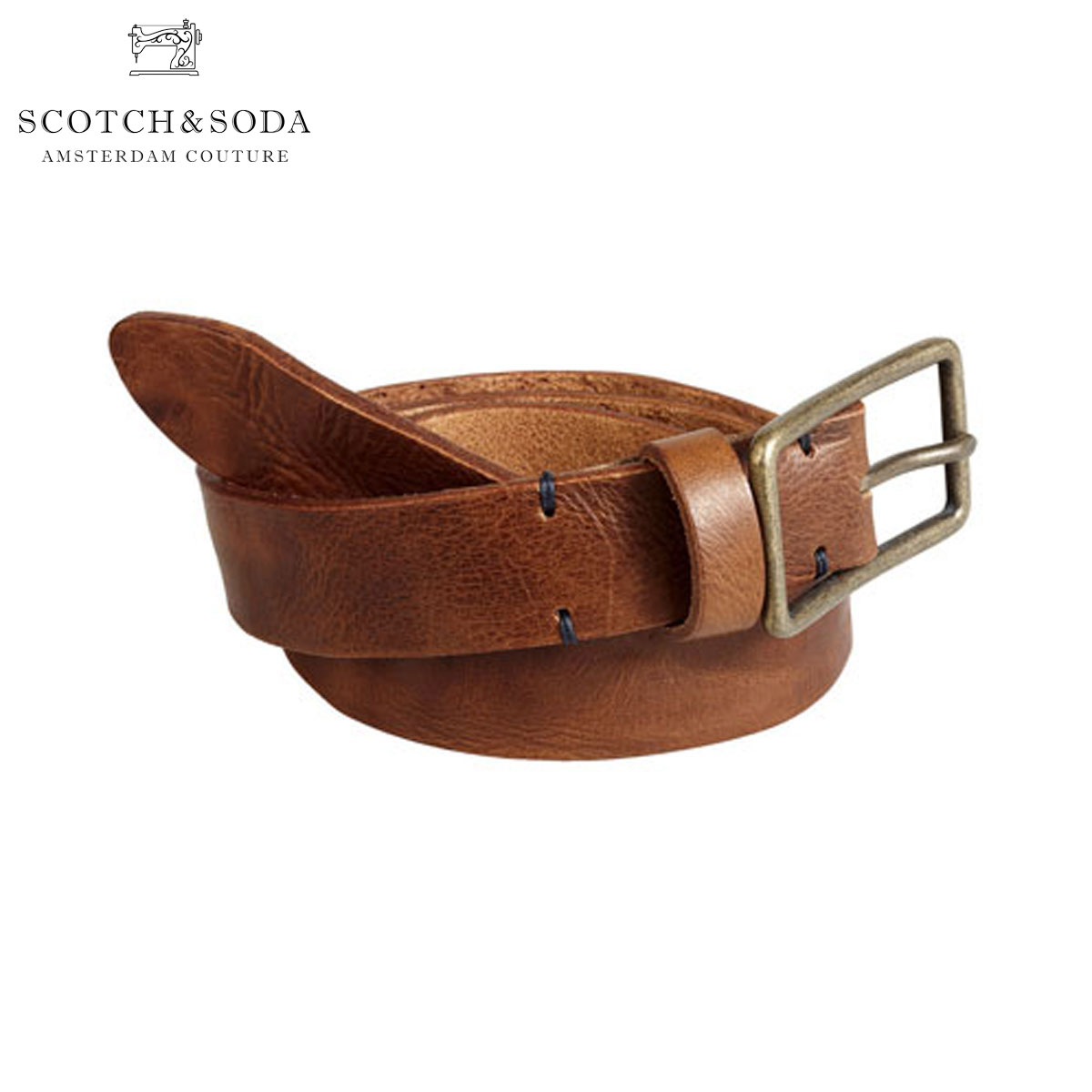 【ポイント10倍 4/14 20:00～4/17 9:59】 スコッチアンドソーダ SCOTCH＆SODA 正規販売店 メンズ ベルト Premium Italian leather belt 76305 B D15S25 7,699円