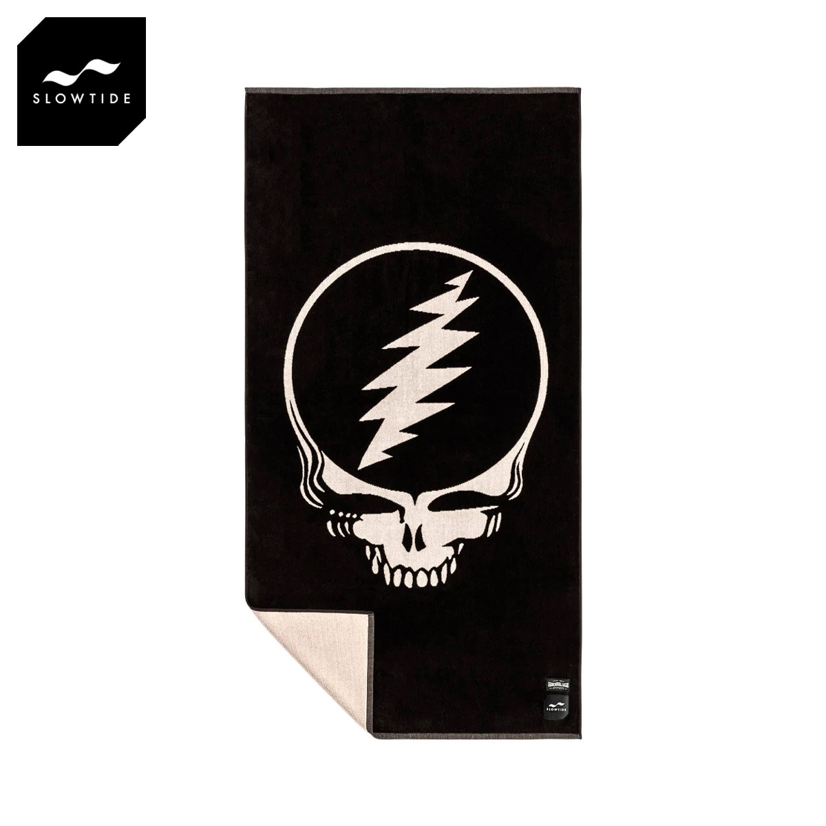 スロウタイド タオル 正規販売店 SLOWTIDE タオル ビーチタオル GRATEFUL DEAD SHRED BEACH BATH TOWEL ST410 BLACK 6,014円