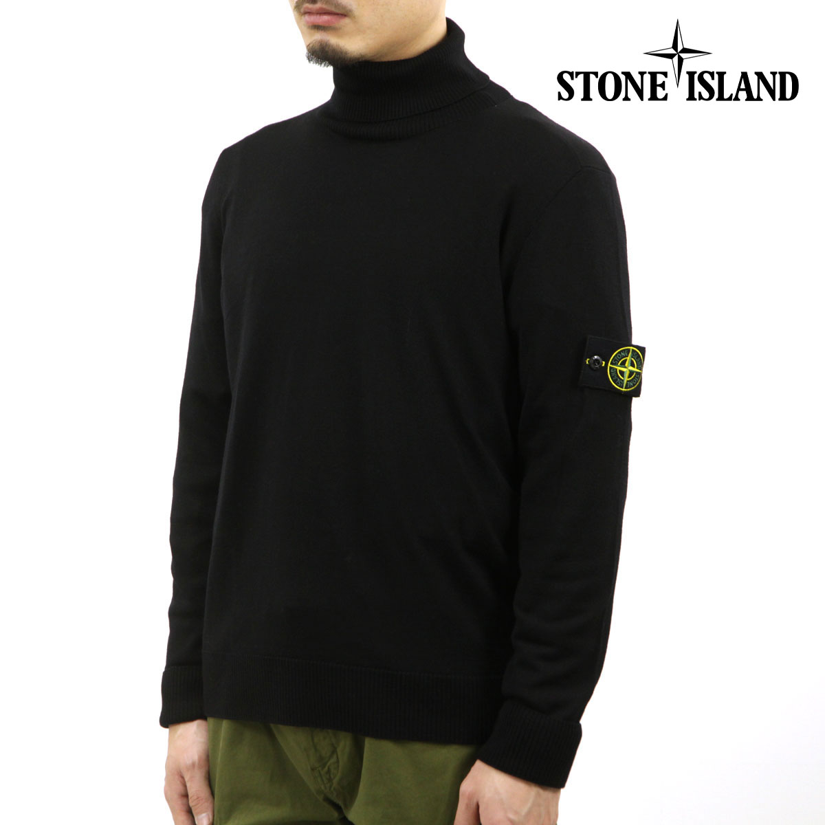00ss STONE  ハイネック ナイロン切り替え ニット 初期 楽天市場】【20％オフクーポン対象】STONE ISLAND ストーン
