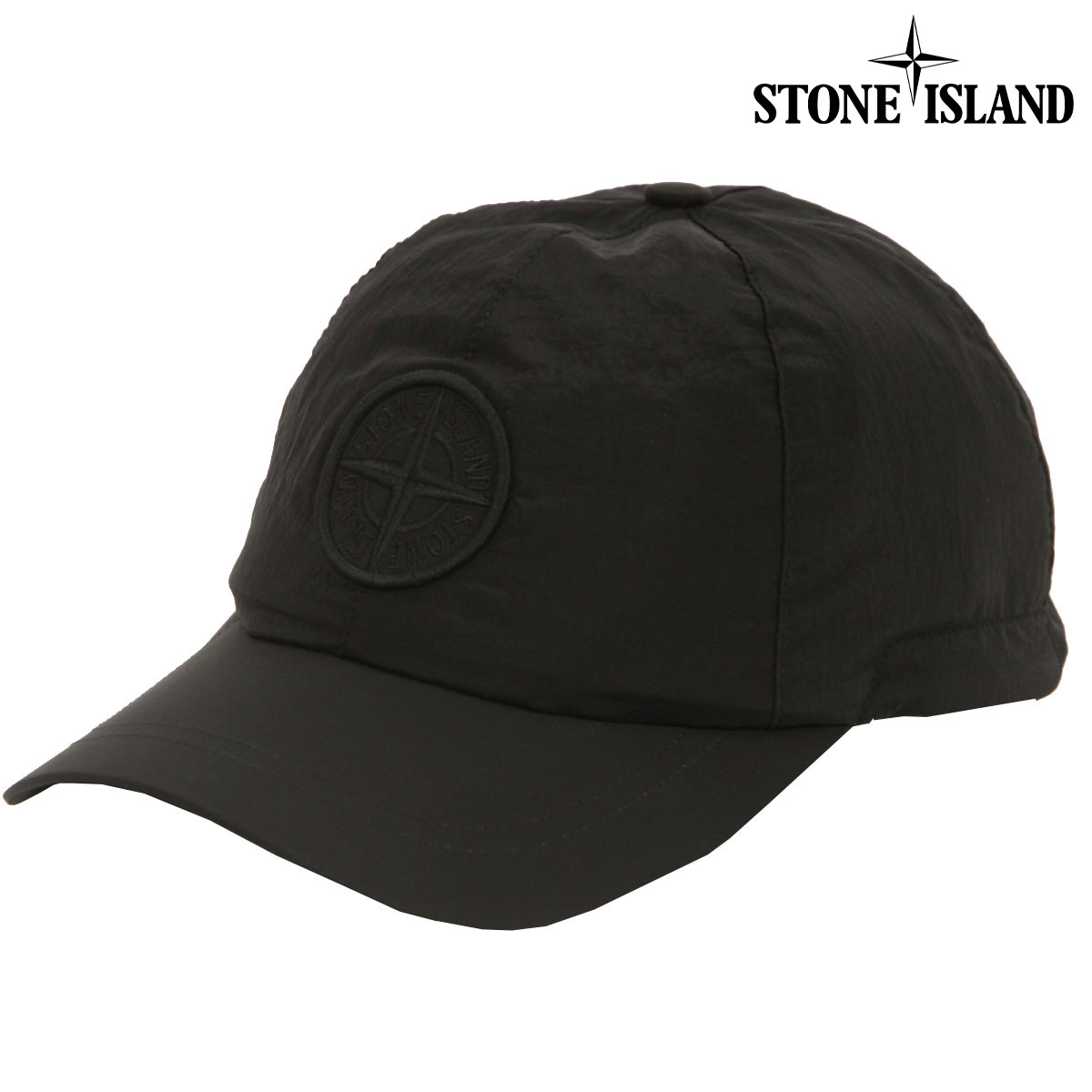 【ポイント10倍 7/19 20:00～7/26 1:59】 ストーンアイランド メンズ レディース キャップ 正規品 STONE ISLAND ナイロン ロゴ 帽子 STONE ISLAND NYLON METAL IN ECONYL CAP K1S15 9100995 S0076 V0029 BLACK｜ブランド品セレクトショップ MIXON