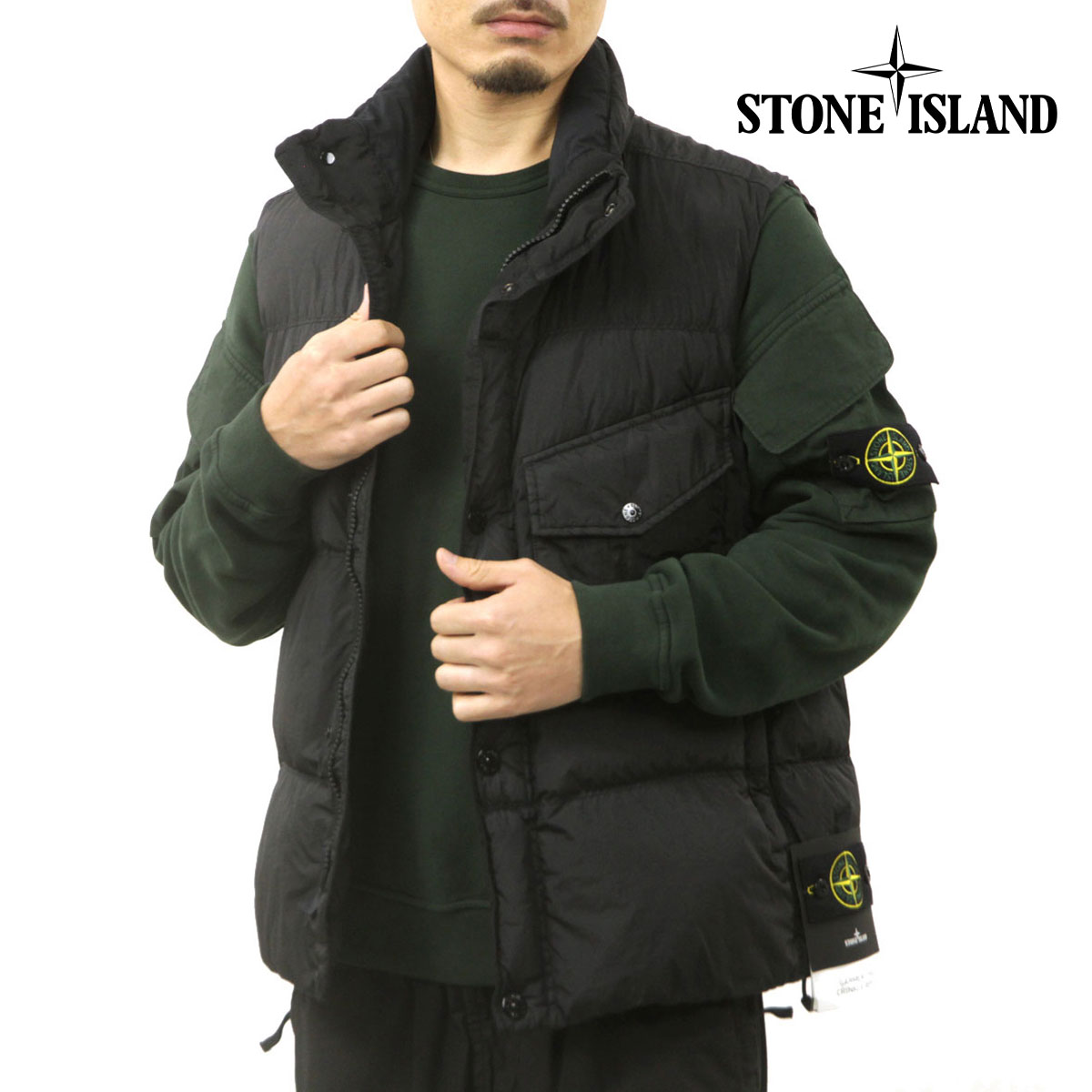 stone  ダウンベスト STONE ISLAND ストーンアイランド ダウンベスト G0419 NYLON