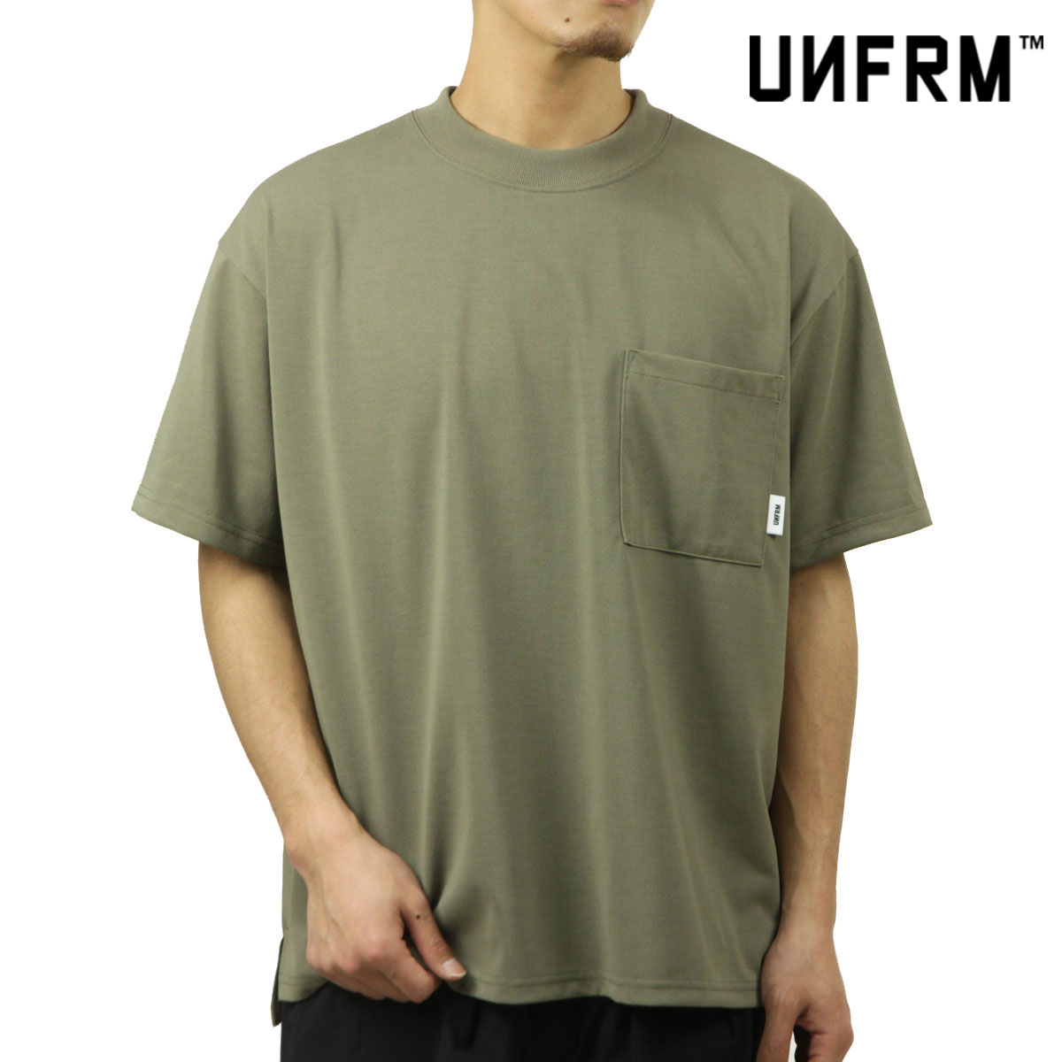 ユニフォーム アウトドア スタンダード メンズ 半袖Tシャツ 正規販売店 UNFRM OUTDOOR STANDARD クルーネック ドライ ポケT TRY COOL HEAVY WEIGHT POCKET DRY T-SHIRT 8487-OL OLIVE