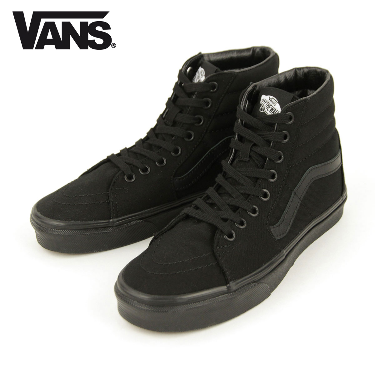 バンズ スニーカー メンズ 正規販売店 VANS スニーカー スケートハイ VANS SK8-HI BLACK/BLACK/BLACK VN000TS9BJ4|ブランド品セレクトショップ MIXON
