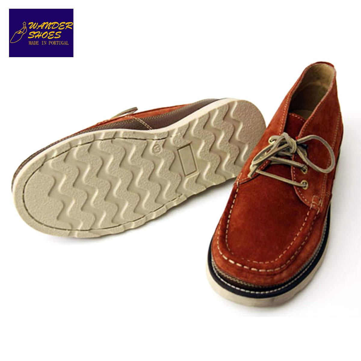 【ポイント10倍 7/19 20:00~7/26 1:59】 ワンダーシューズ WANDER SHOES 正規販売店 チャッカブーツ REPLICA CHUKKA BOOTS SUEDE RED RED|ブランド品セレクトショップ MIXON