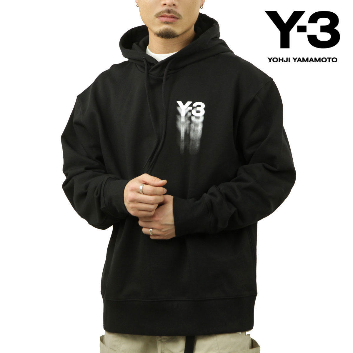 楽天市場】Y-3 ワイスリー U GFX HOODIE パーカー メンズ ブラック 2XS