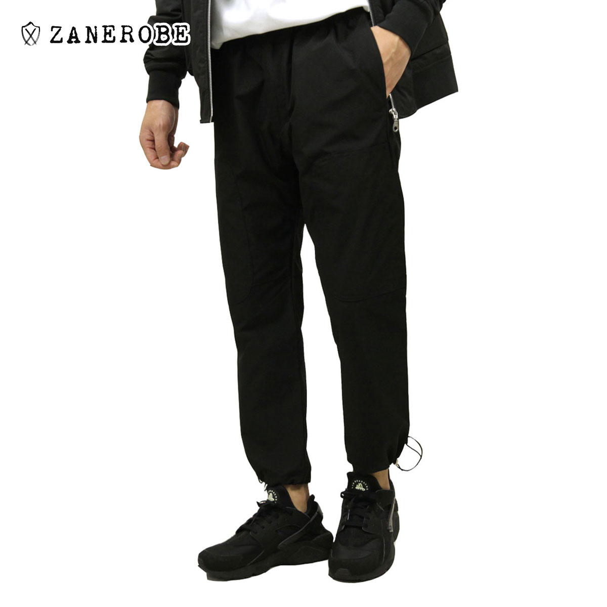 【ポイント10倍 7/19 20:00～7/26 1:59】 ゼンローブ ジョガーパンツ メンズ 正規販売店 ZANEROBE ナイロンパンツ テックパンツ ボトムス JUMPA TECH PANTS BLACK 704JP-RSP｜ブランド品セレクトショップ MIXON 13,530円