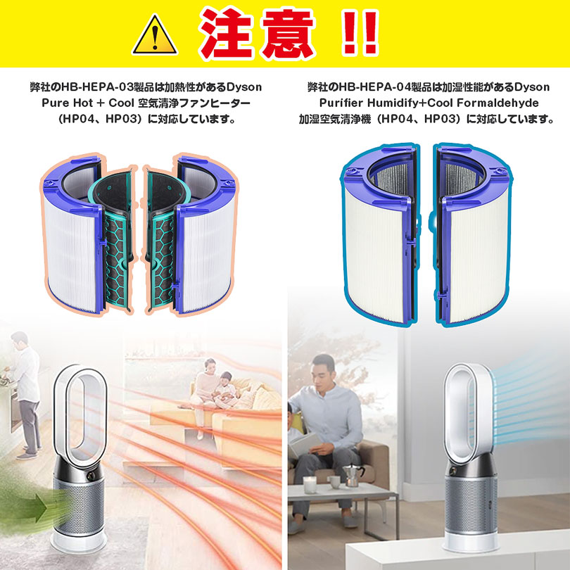 ダイソン Pure 空気清浄機能付ファン 交換用フィルター 交換フィルター