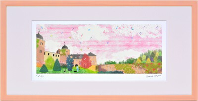 アートポスター アートパネル はりたつお メルヘン街道 現代アート インテリア 額縁 絵画 プレゼント インテリアアート 風景 いばら姫 はりたつお 秋空のザバブルク城 いばら姫 絵画 アートパネル インテリア 額装品 プレゼント 7x330 Coastalmedcenter Com