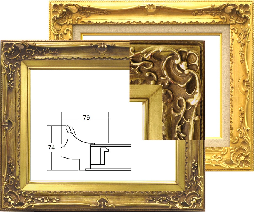 楽天市場】【送料無料】☆ルイ式☆油絵用額縁 F6号（410×318