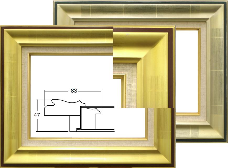 楽天市場】額縁 F10 アンティーク仕上げ ゴールド/シルバー 軽量タイプ