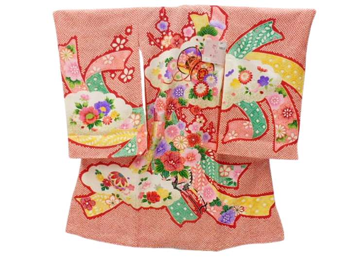 楽天市場】初着 産着 銀駒刺繍 鶴柄 ポリエステル お宮参り 女の子