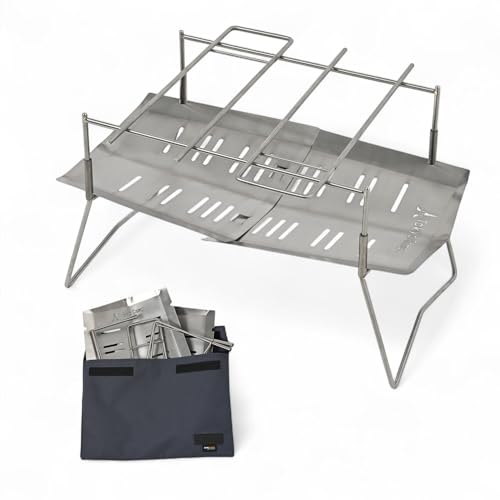 楽天市場】鍛冶屋の頓珍漢 チタンラージ ソロストーブ焚き火台