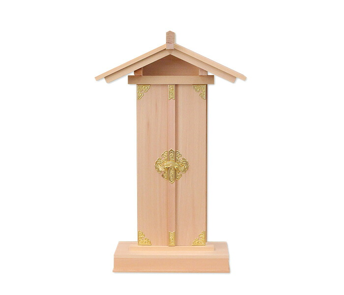 【 伊勢 宮忠 】【 神籬社 高さ2尺 】幅40cm 奥行き17cm 高さ62cm 神棚 神具 外祭用具 取水用具 真菰 円座｜神棚 神具 製造販売 伊勢 宮忠