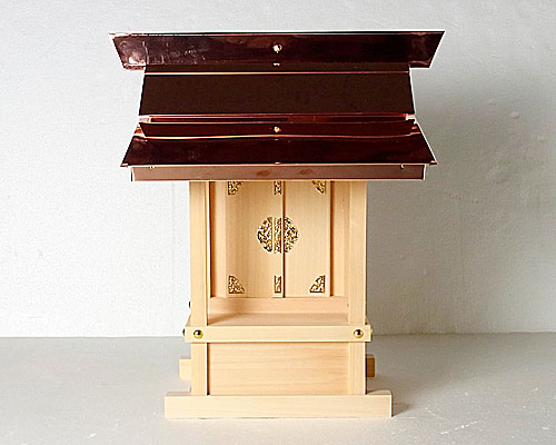 外祭用神棚 銅板葺折れ大屋根宮（板宮）〈G-306 21号〉
