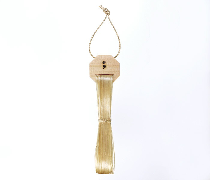 【 伊勢 宮忠 】【 お祓い お清めに 精麻 自祓大麻 大 】幅4.9cm 厚さ9cm 全長27cm 神具 麻 木曽桧 浄化 清め ストラップ