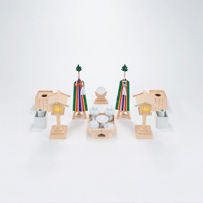 【 伊勢 宮忠 】【神具セット】 神具フルセット（中）