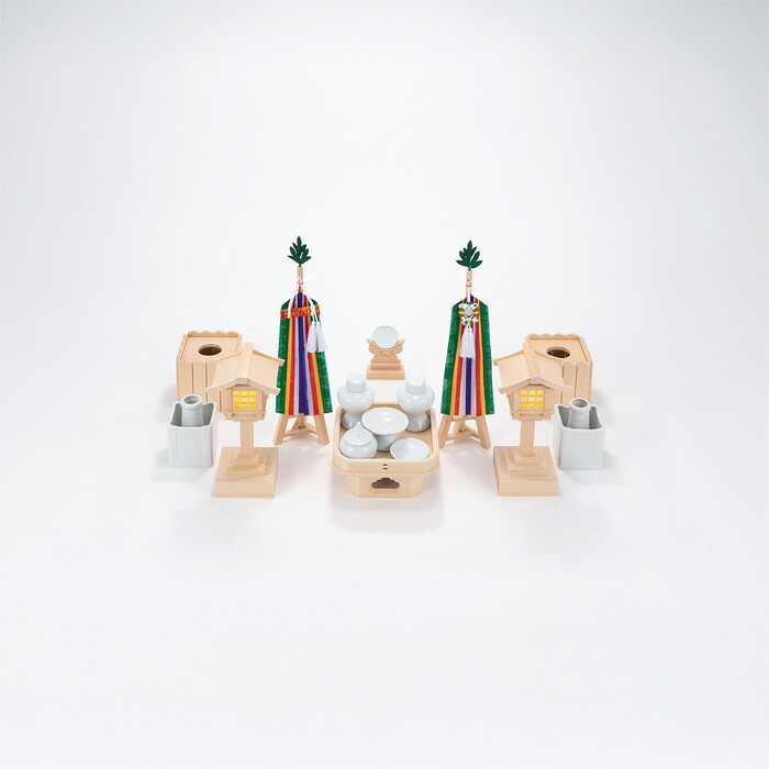 【 伊勢 宮忠 】【神具セット】 神具フルセット（K-3・K-3'・K-9・K-9'・H-3用）｜神棚 神具 製造販売 伊勢 宮忠