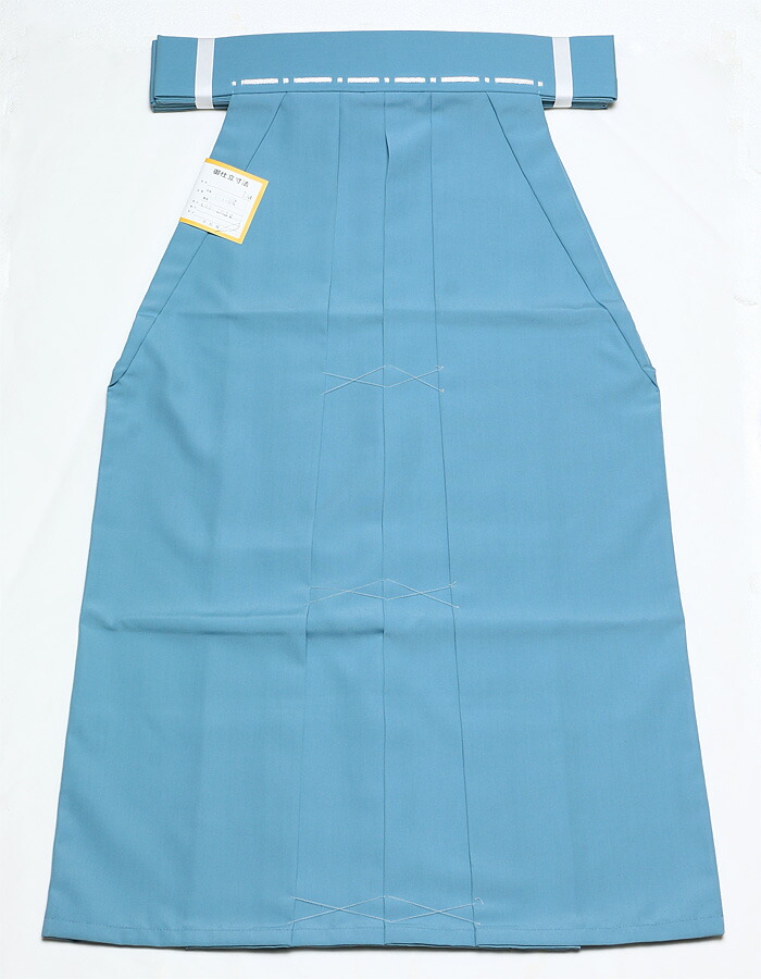 【 伊勢 宮忠 】【 神職袴 男用 浅葱（浅黄） T/Rポプリン S 】神棚 神具 神殿 儀式形式式 御召しもの 成人男性用 1腰 袴 成人男性袴 御召しもの 御召しもの 神職 霊能者 白衣 堅苦しさ