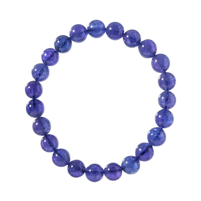 タンザナイト ブレスレット SA (タンザニア産) 8mm 23玉 No.10