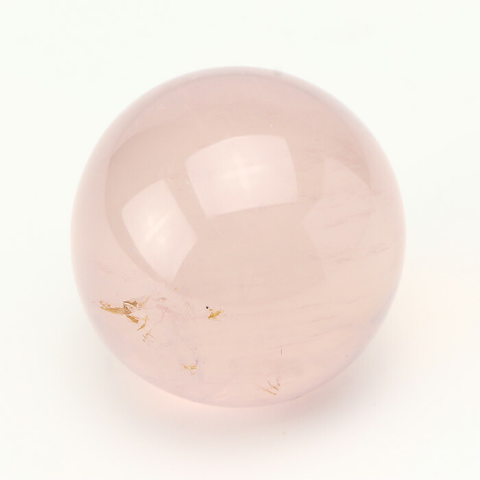 ローズクォーツ 丸玉 スターローズクォーツ （マダガスカル産） φ30 No.28