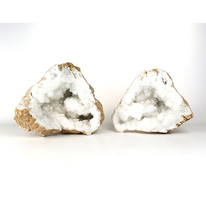 楽天市場】【 伊勢 宮忠 】【 水晶 ジオード（晶洞） ペア ミニ