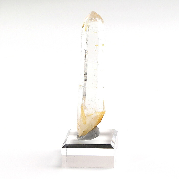 【天然石決算SALE】【ポイント10倍】 水晶 単結晶 （ヒマラヤ ガネッシュヒマール産） アクリル製台付 No.85｜神棚 神具 製造販売 伊勢 宮忠
