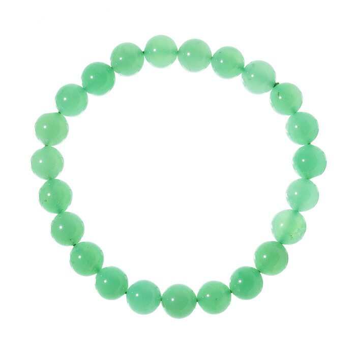 【天然石決算SALE】【ポイント10倍】 クリソプレーズ ブレスレット AA (オーストラリア産) 8mm 23玉 No.11|神棚 神具 製造販売 伊勢 宮忠