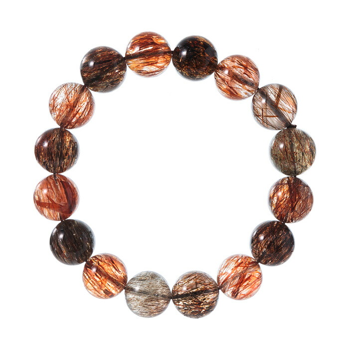 楽天市場】水晶 ブレスレット フォリエーテッドマイカインクォーツ