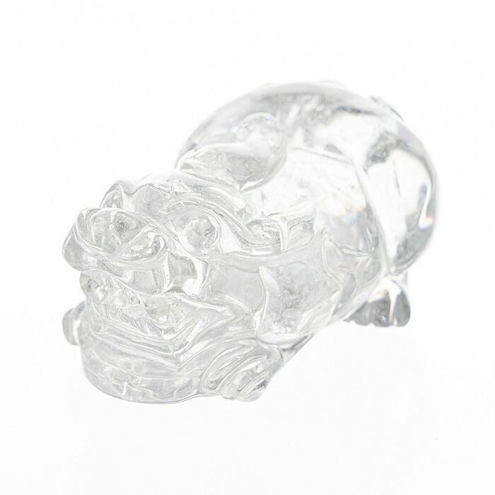 【天然石決算SALE】【ポイント10倍】 水晶 彫刻 貔貅（ヒキュウ） （レムリアンシードクリスタル／ブラジル産） No.113｜神棚 神具 製造販売 伊勢 宮忠