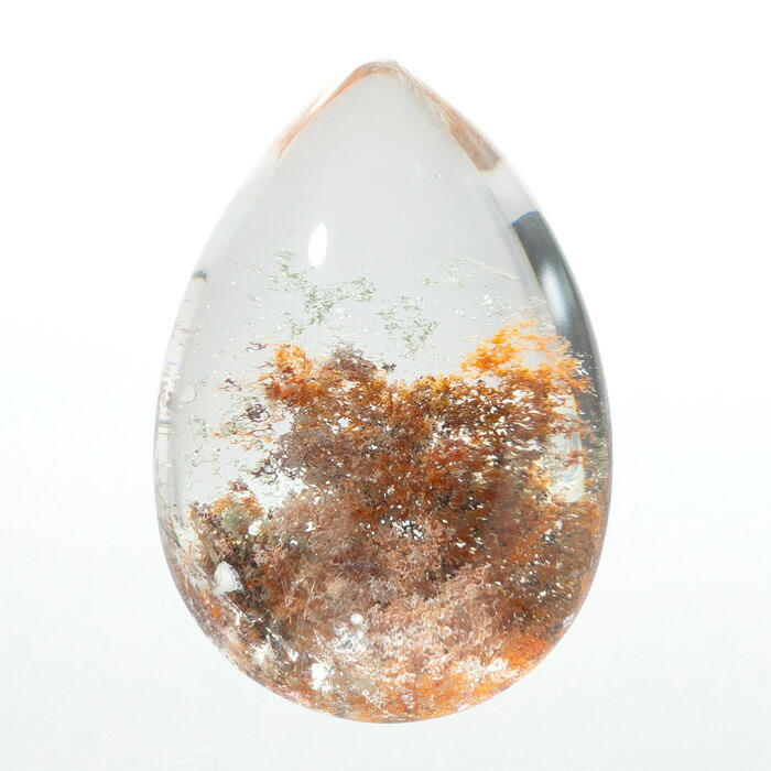 水晶 ルース ガーデン水晶 （ブラジル産） 高品質 ドロップ型 No.4