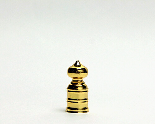 楽天市場】【日本製・真鍮製】擬宝珠(ギボシ) 磨 9分 底外径2,7cmX高さ