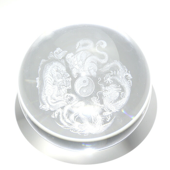 【百貨店SALE】【10%off】 水晶球龍 四神 中