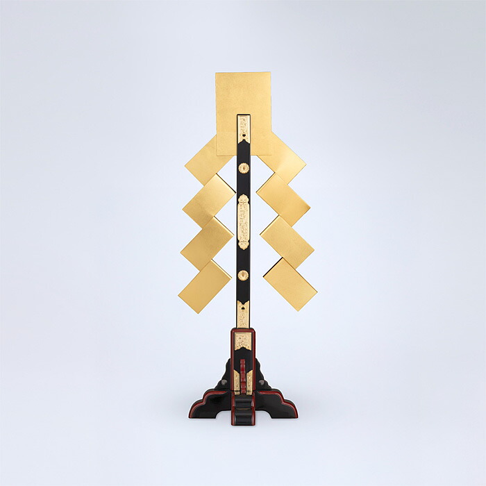 金幣 切下型筒型八双台 串高45cm｜神棚 神具 製造販売 伊勢 宮忠