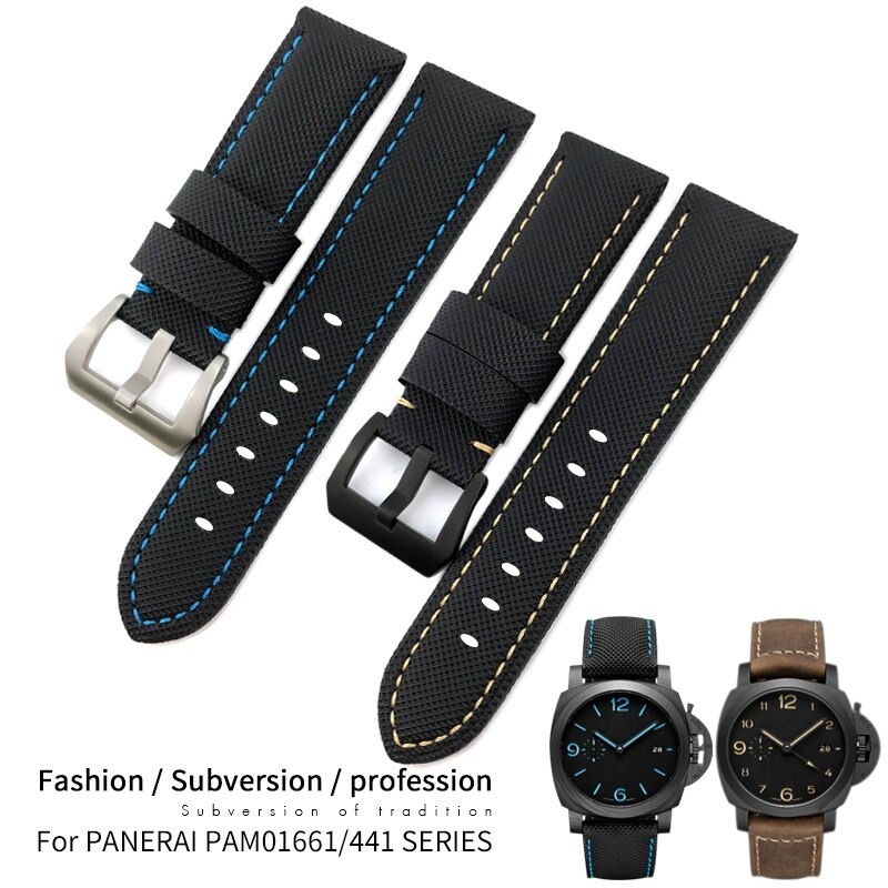 ハンドメイド パネライ など用 ヴィンテージ キャンバス 26mm 尾錠なし 楽天市場】パネライ Panerai 向け ハンドメイド ナイロン 高品質