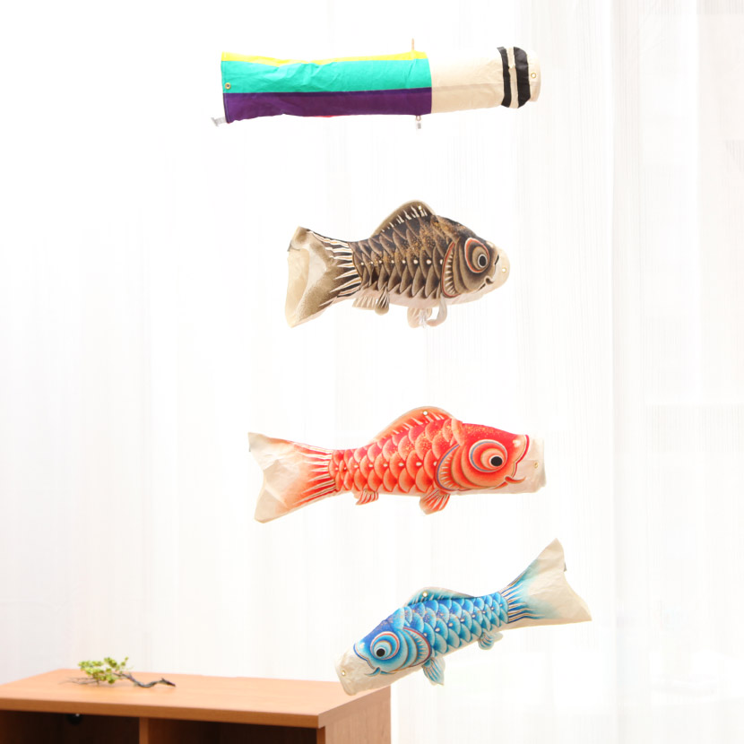 楽天市場】室内用 鯉のぼり【粋々モビール鯉物語（吊り下げタイプ） 天