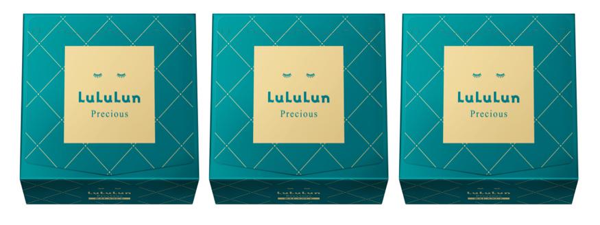 LULULUN ルルルン プレシャス 緑であること MEGUMI愛装置 32枚入り口・入口 4FB (肌検査と修理印字機) ハリ世話をする 3個書き割り