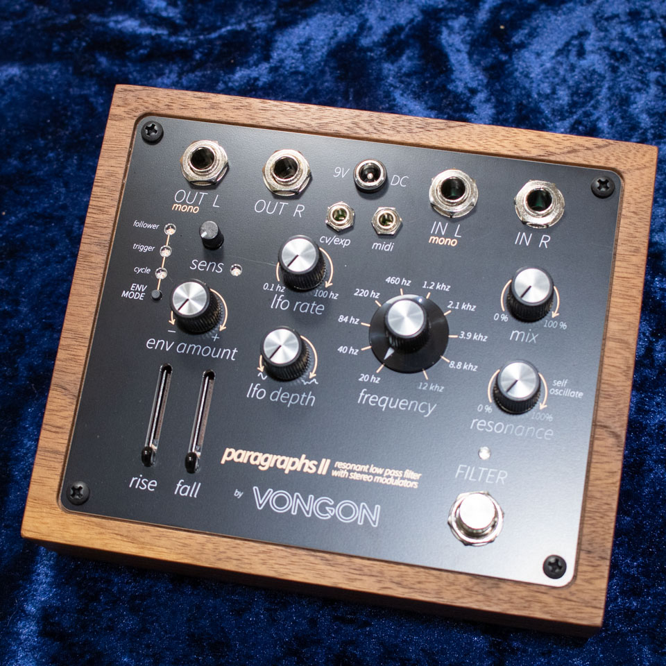 楽天市場】VONGON / PARAGRAPHS II Resonant Low Pass Filter with