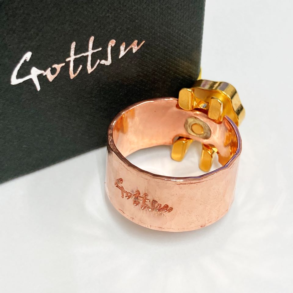 楽天市場】Gottsu ゴッツ アルトサックス リガチャー シグネチャー