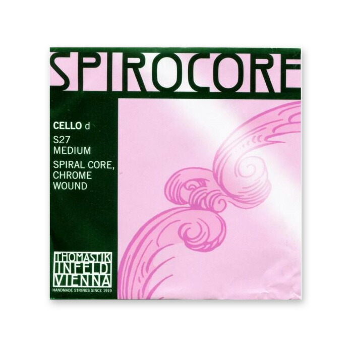 チェロ弦 SPIROCORE(スピロコア)Ｄ［3/4サイズ用] ※メール便対応