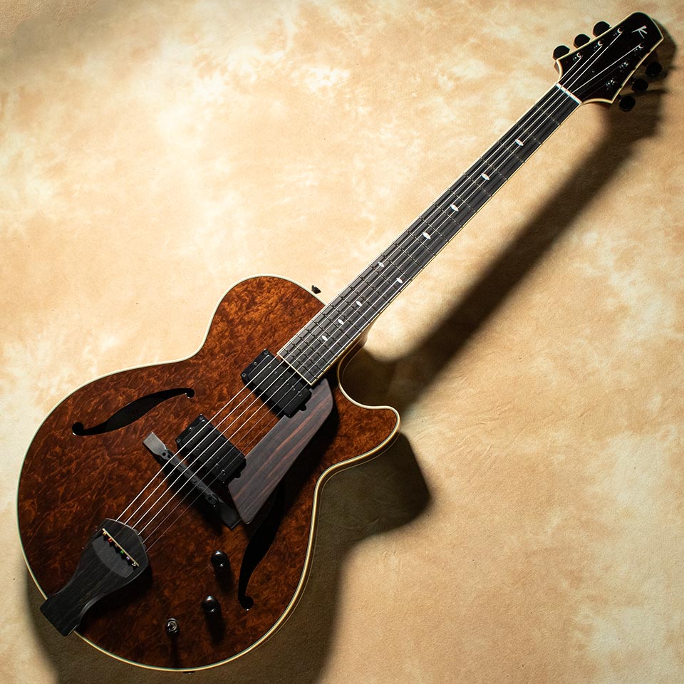 Kikuchi Guitars/Archtop MF15L 2HB Ltd Exotic Imbuia Burl