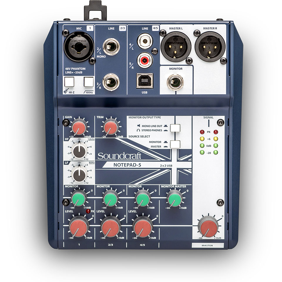 SOUNDCRAFT/Notepad-5【在庫あり】【2606R2】|宮地楽器 ミュージックオンライン