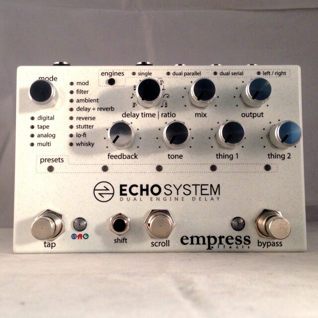 Empress Effects Echosystem ディレイ　エフェクター Echosystem - Dual Engine Multi-Mode Delay Pedal – Empress