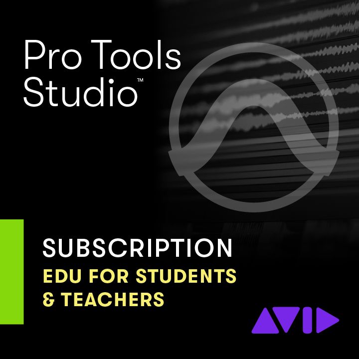 Avid/Pro Tools Studio 1-Year Subscription【観念的】【事あたらしい・サブスクリプション】【オンライン納品】【店卸し資産あり】