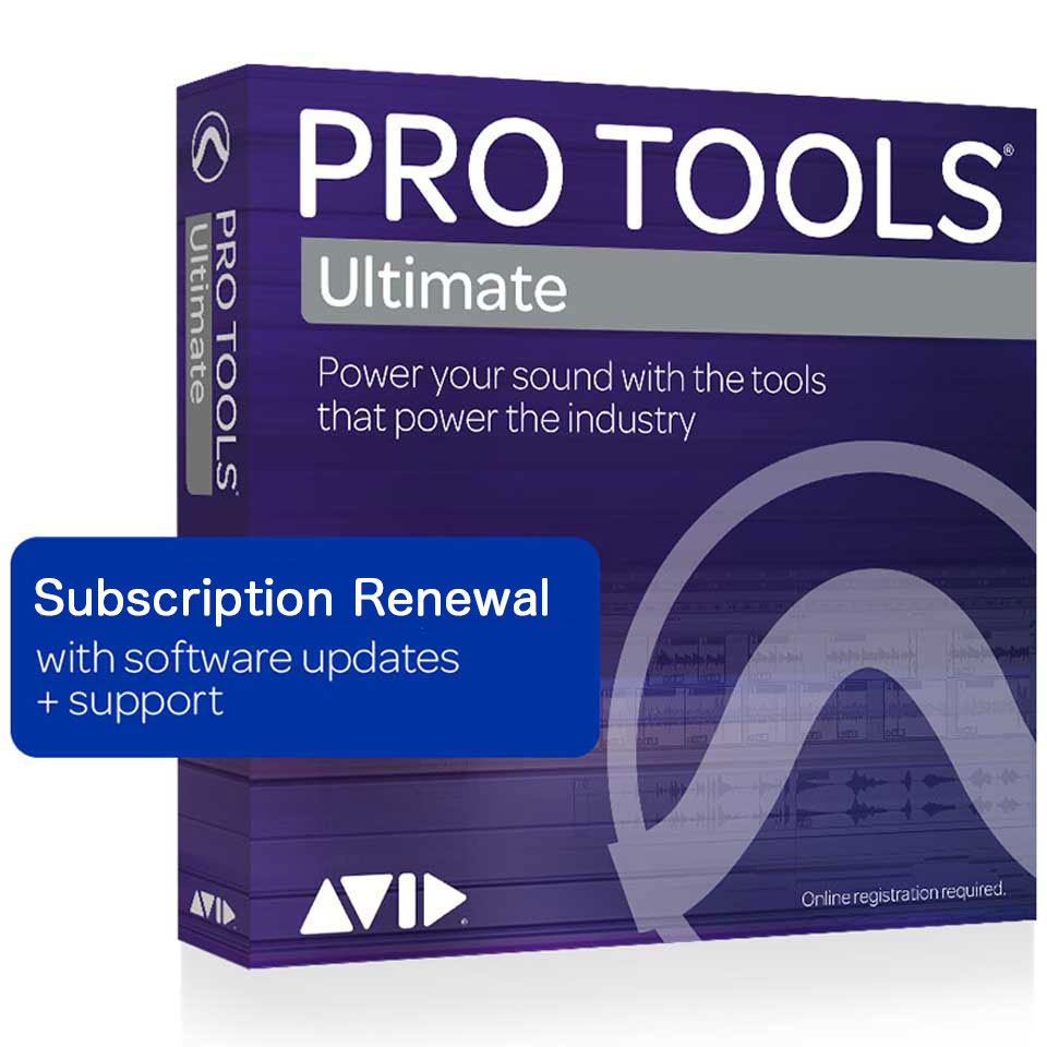 Avid/Pro Tools Ultimate Annual Paid Annually Subscription Electronic Code - RENEWAL【サブスクリプション付け替え版】【オンライン納品】