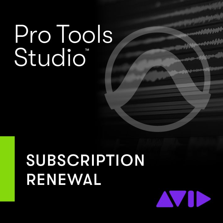 Avid/Pro Tools Studio 1-Year Subscription Renewal【サブスクリプション付け替え版】【オンライン納品】【店卸し資産あり】