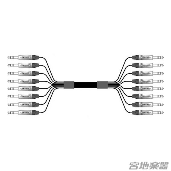 Belden/8ch TRS-TRS マルチチャンネルケーブル 10m 変換ケーブル (NEUTRIK)