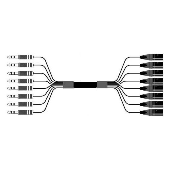 楽天市場】Mogami/2932 8ch XLRM-TRS(AMPHENOL) ケーブル 2m【受注生産